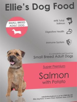 Super Premium Hypoallergenic Adult Dog Small Breed 23% Salmon with Potato Complete Dry Food (Fussy Eaters)