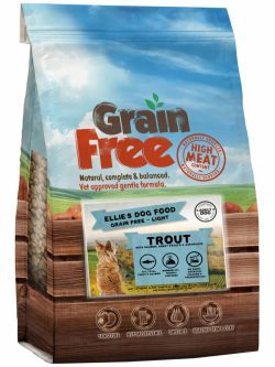Grain Free Adult Dog Overweight/Light 50% Trout with Salmon, Sweet Potato & Asparagus Complete Dry Food Kibble